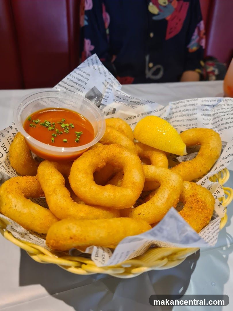 Onion Rings with Dip