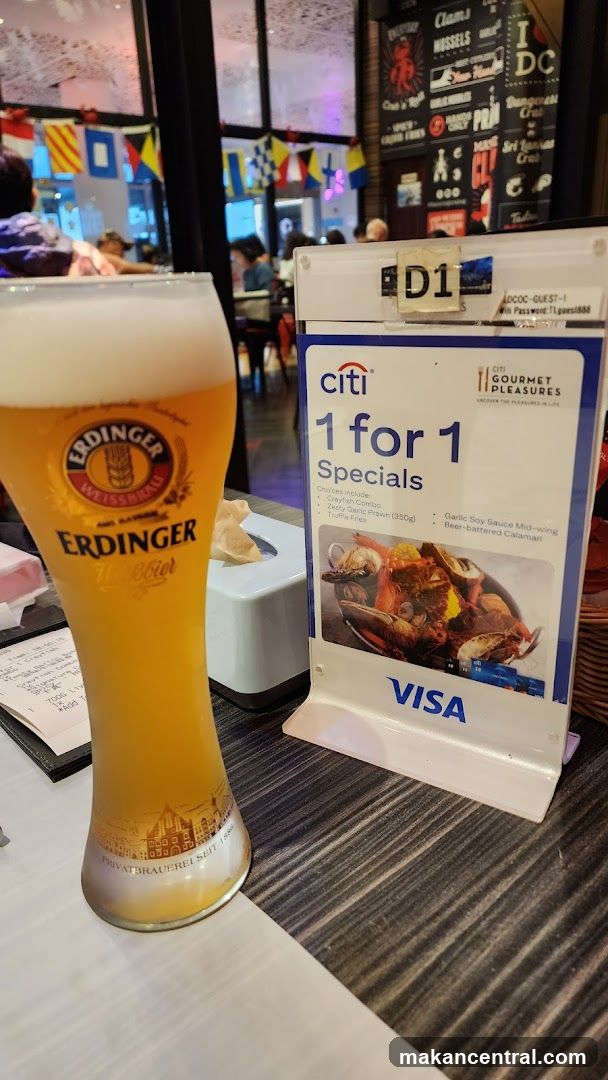Promotional Stand with Beer