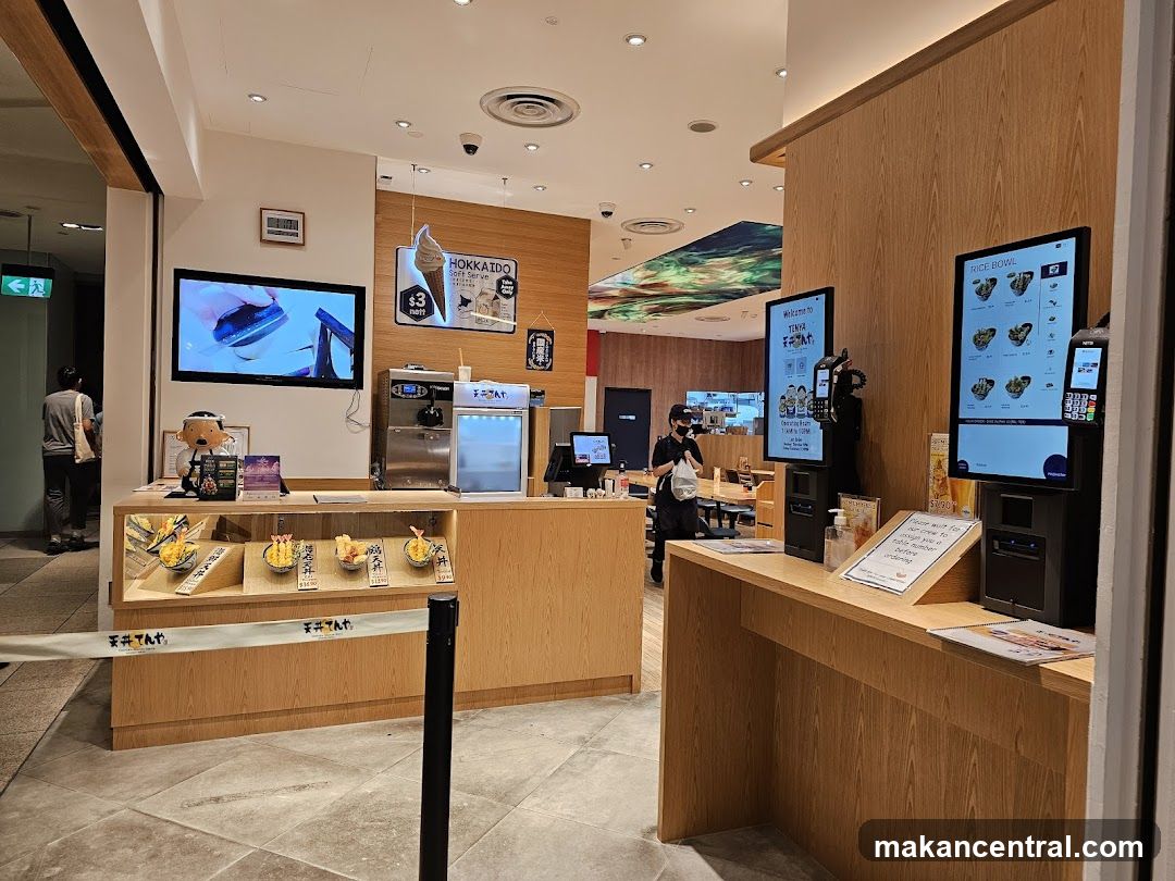 Restaurant Interior with Digital Menus