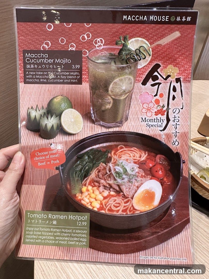 Maccha House Menu
