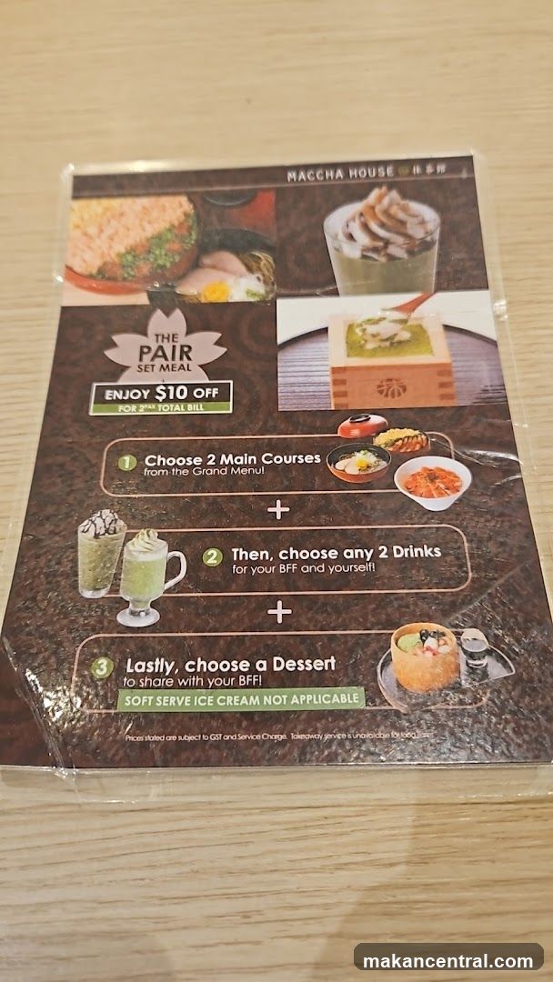 The Pair Set Meal