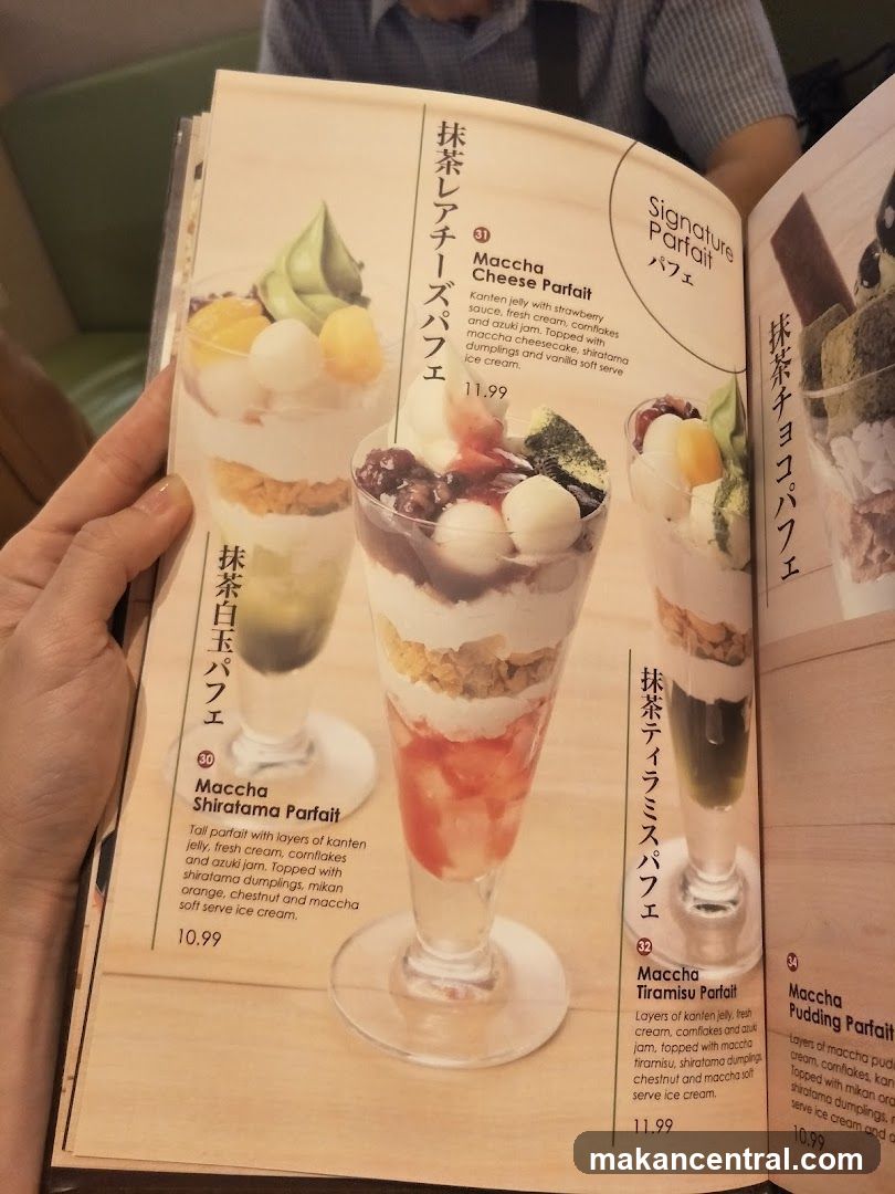 Dessert Menu