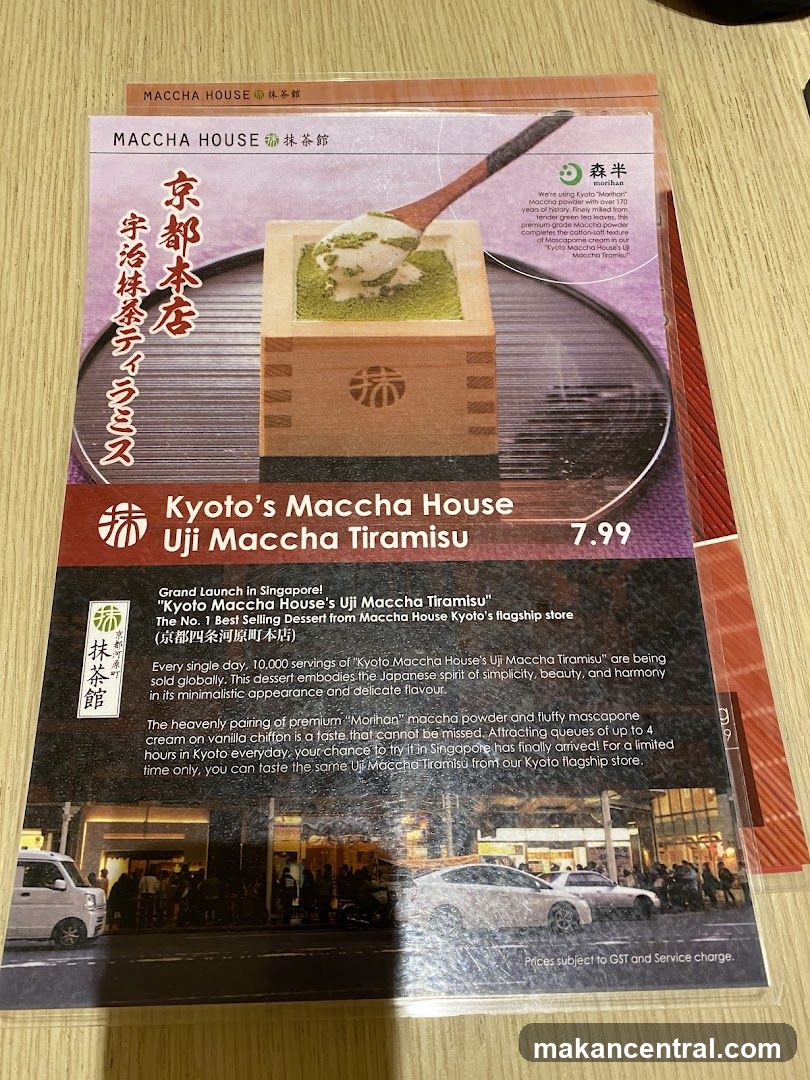Kyoto's Maccha House Uji Maccha Tiramisu