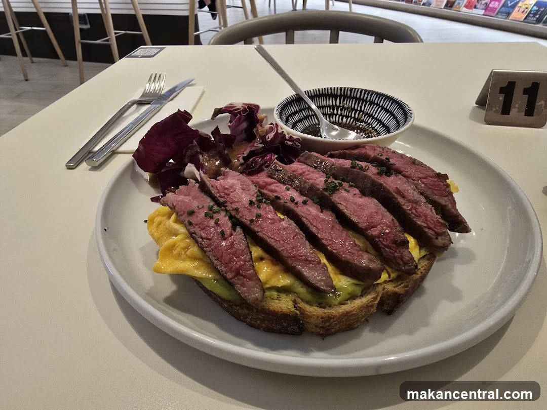 Steak and Eggs Toast