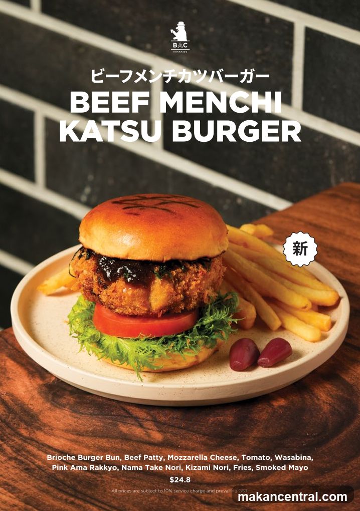 Beef Menchi Katsu Burger