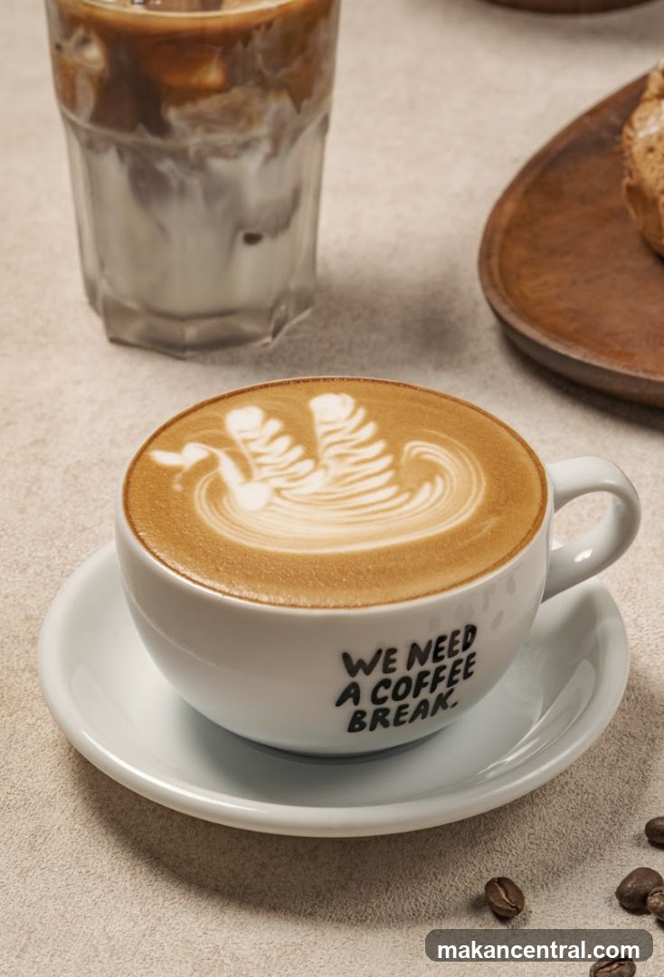 Latte Art Coffee Cup