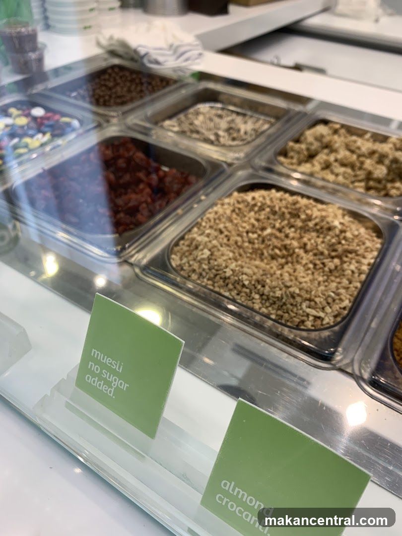 Toppings Display