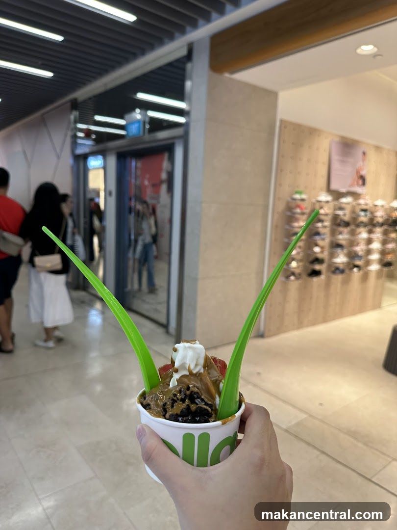 Frozen Yogurt with Toppings