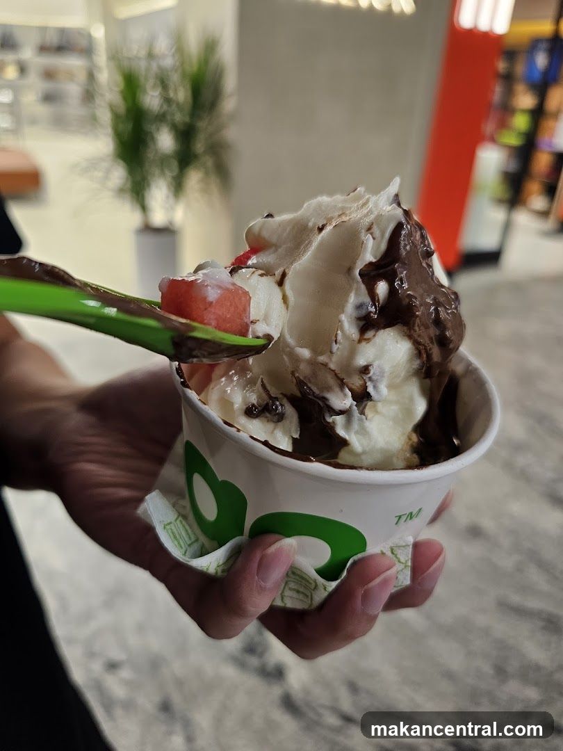 Ice Cream Cup with Toppings