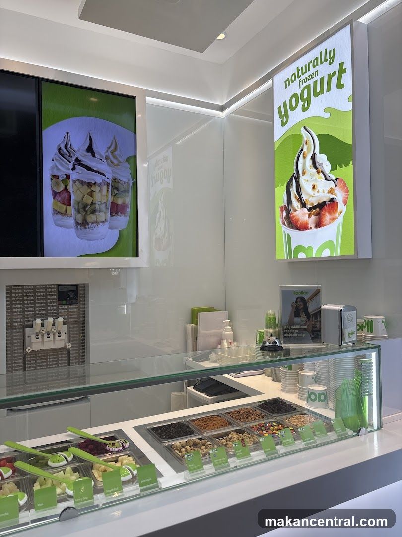 Frozen Yogurt Toppings Bar