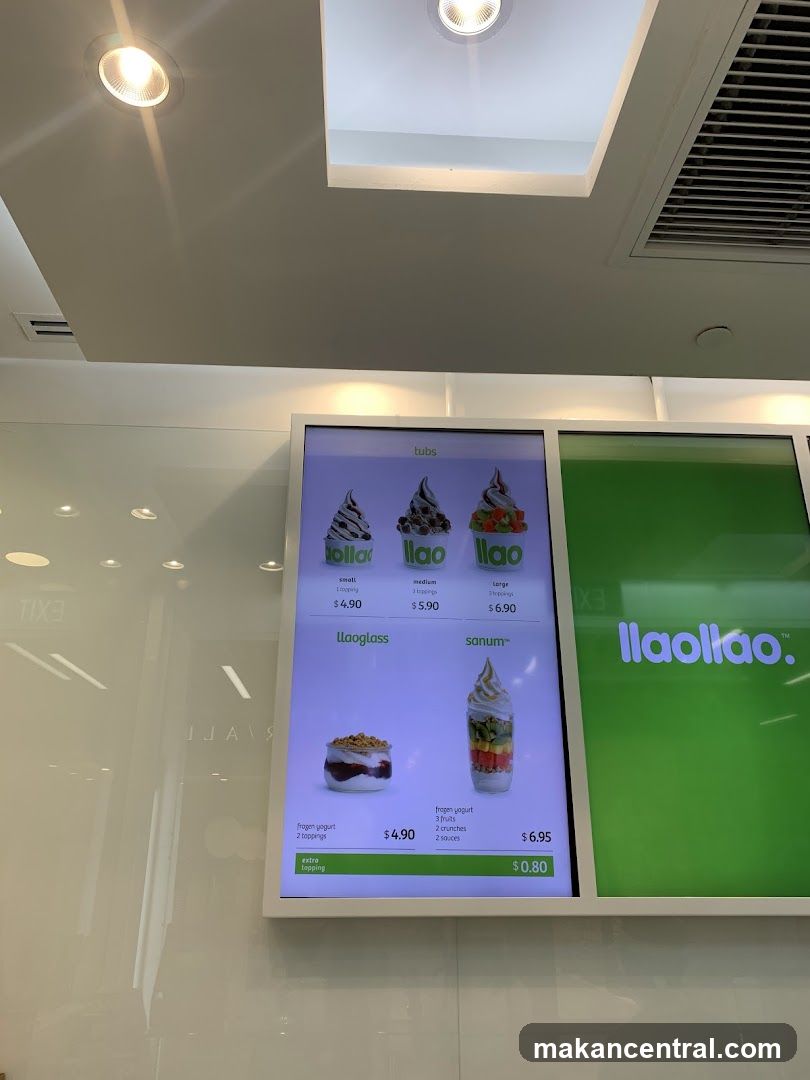 llaollao Menu
