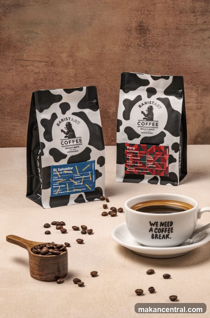 Coffee Bags and Cup