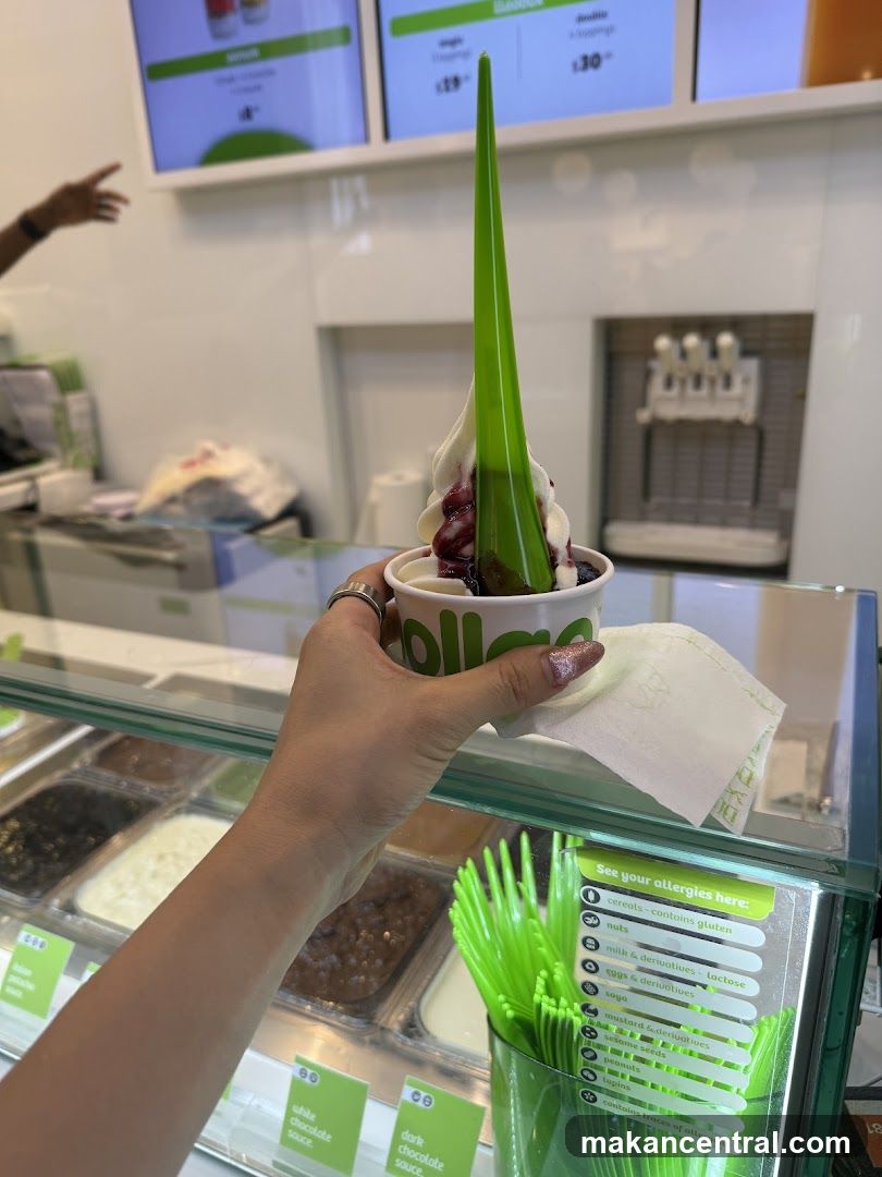 Frozen Yogurt with Toppings
