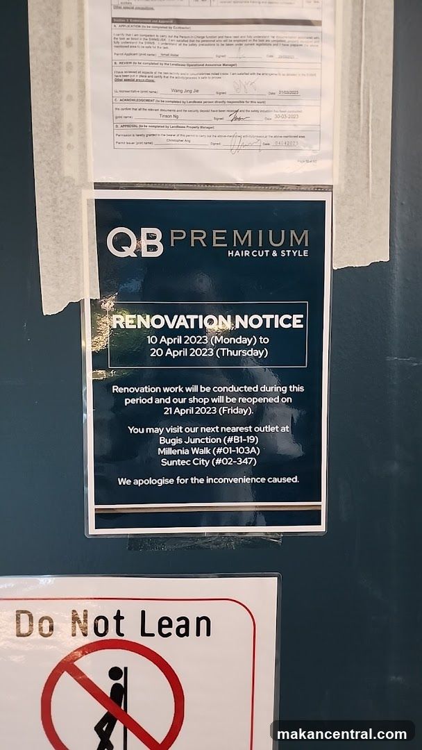 Renovation Notice