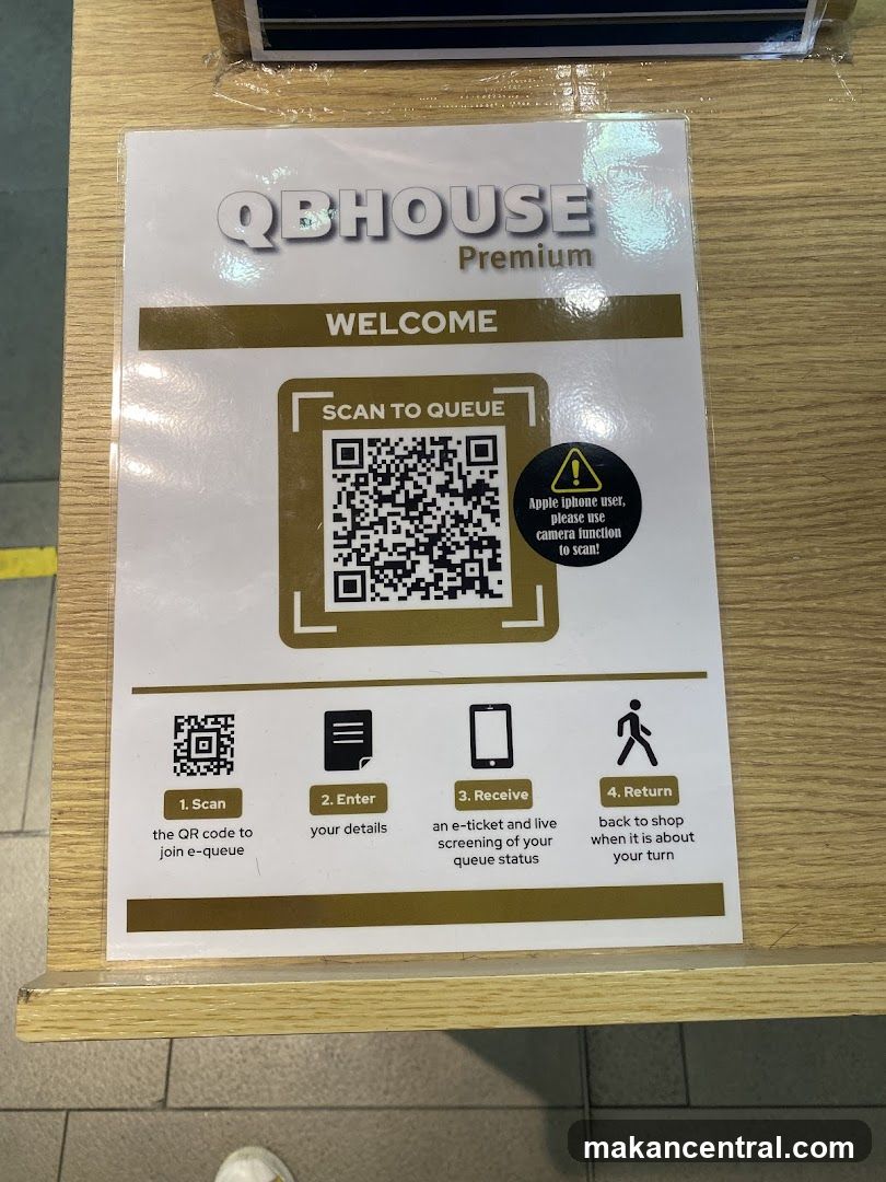 Welcome Sign with QR Code