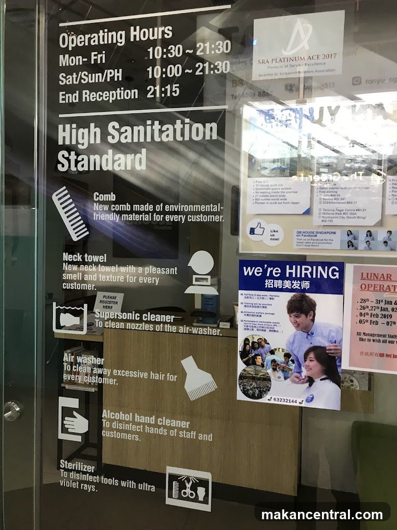 Hair Salon Operating Hours and Sanitation Standards