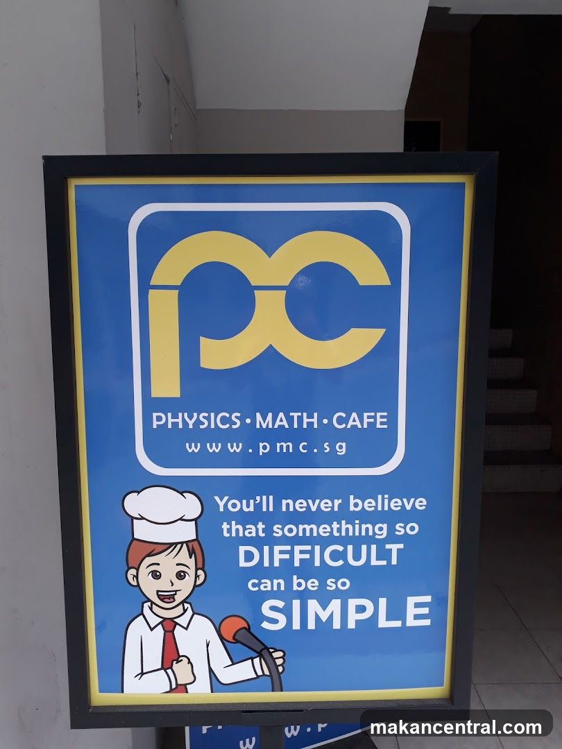 Physics Math Cafe Sign