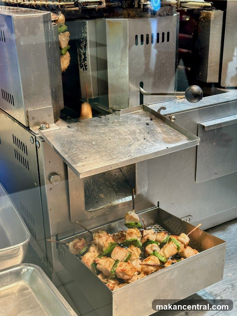 Chicken Skewers Cooking
