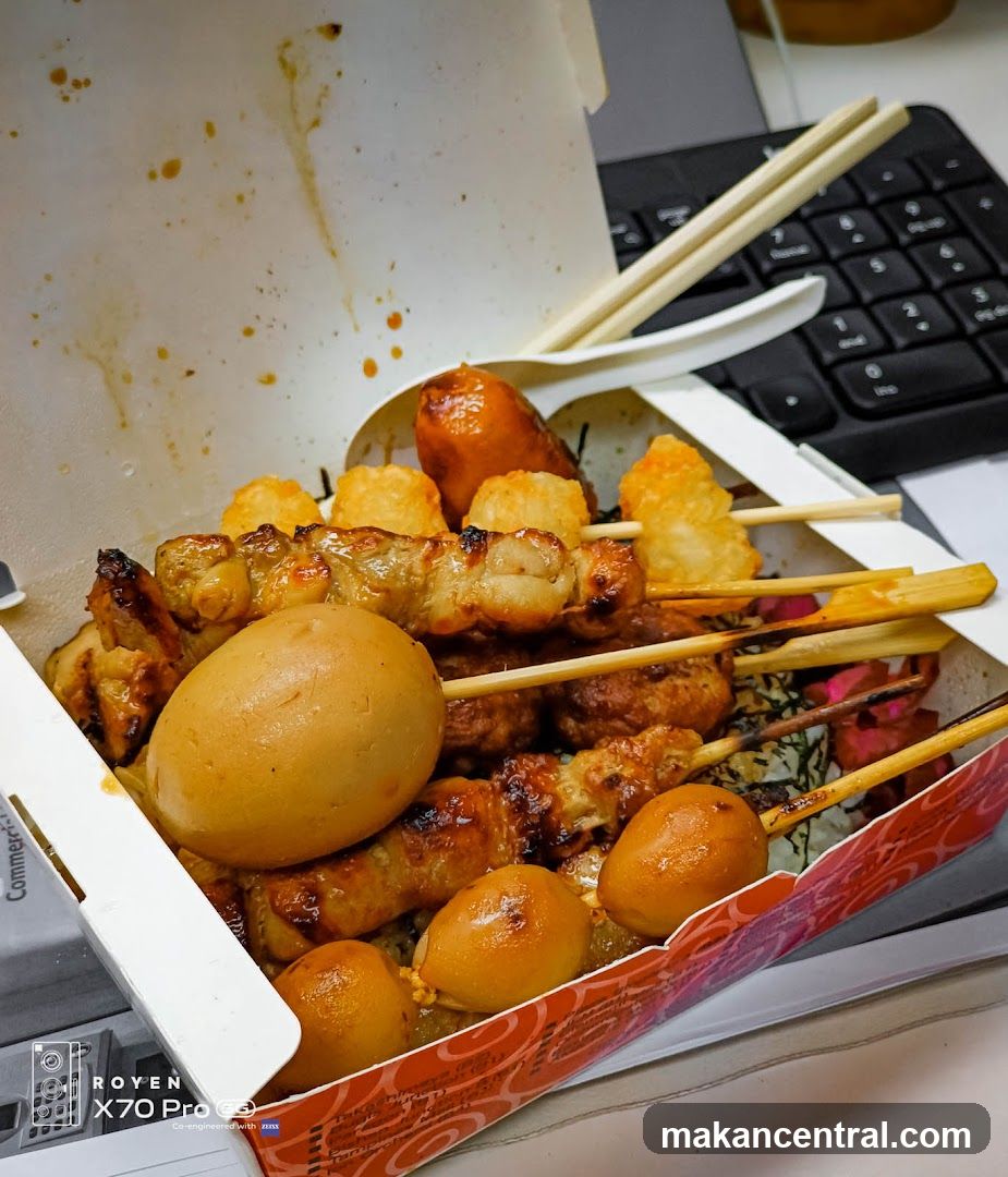 Skewers and Eggs Bento Box