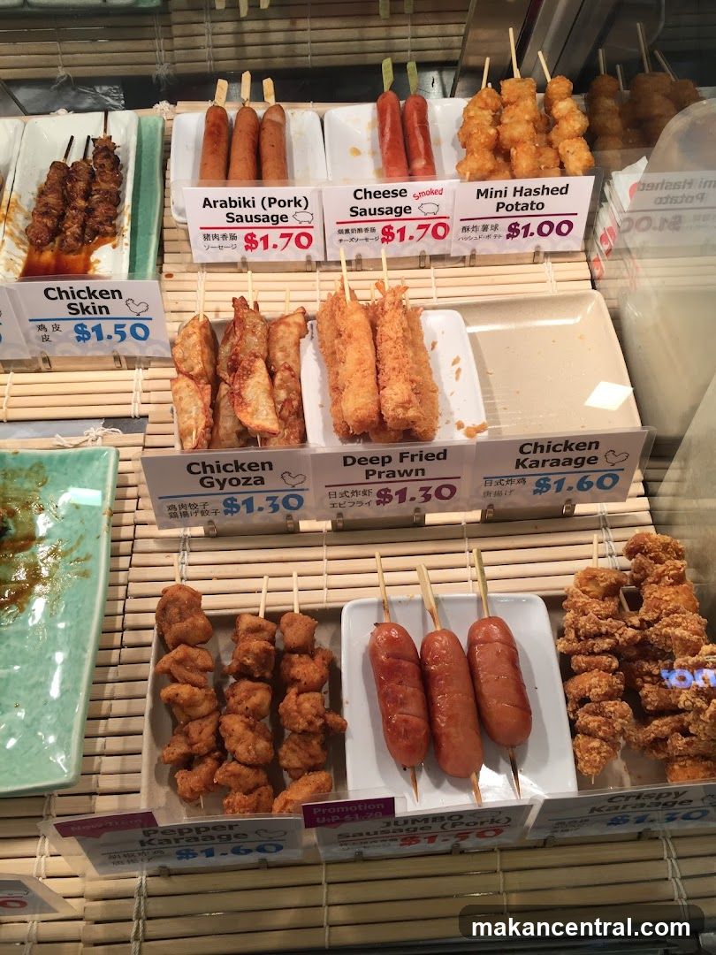 Skewered Foods Display
