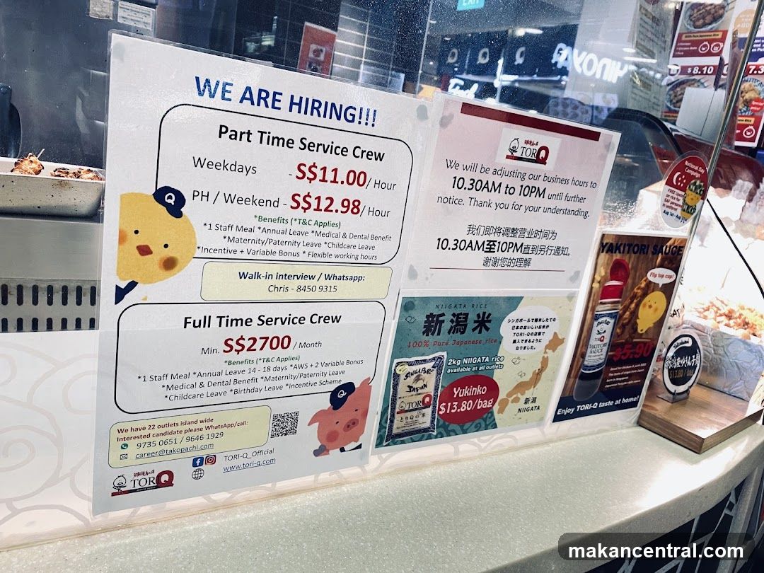 Hiring and Business Hours Notice
