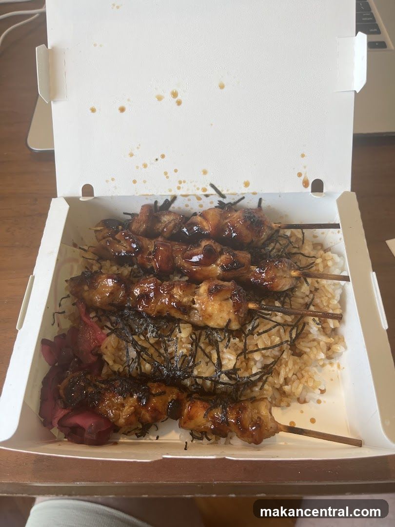Chicken Skewers with Rice