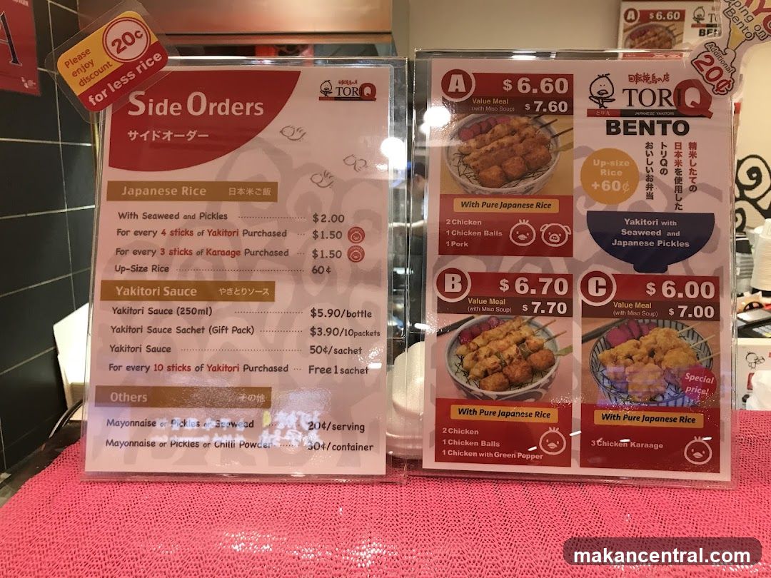 Side Orders and Bento
