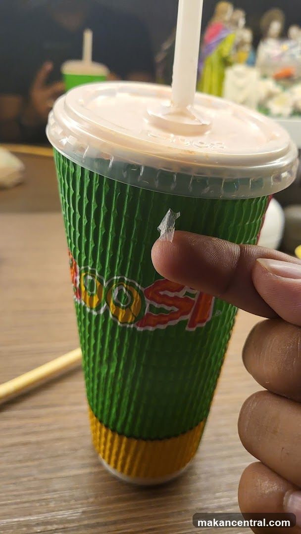 Plastic Shard on Drink Cup