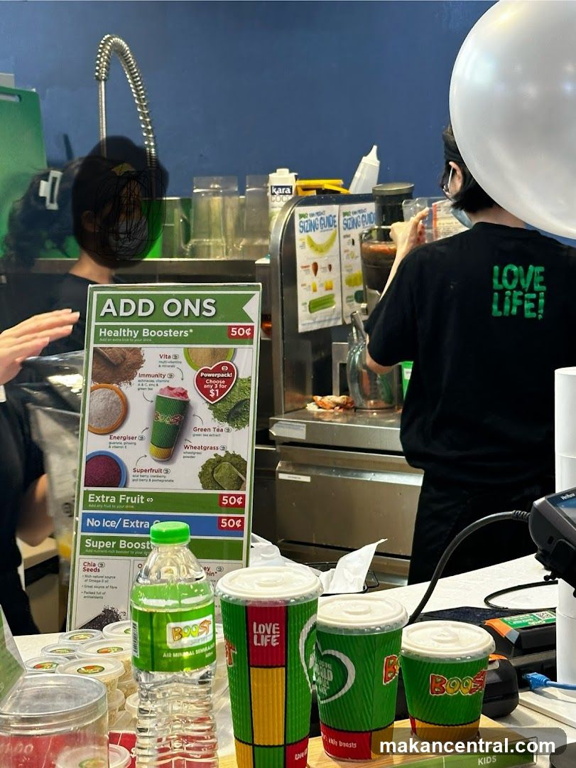 Boost Juice Bar Counter