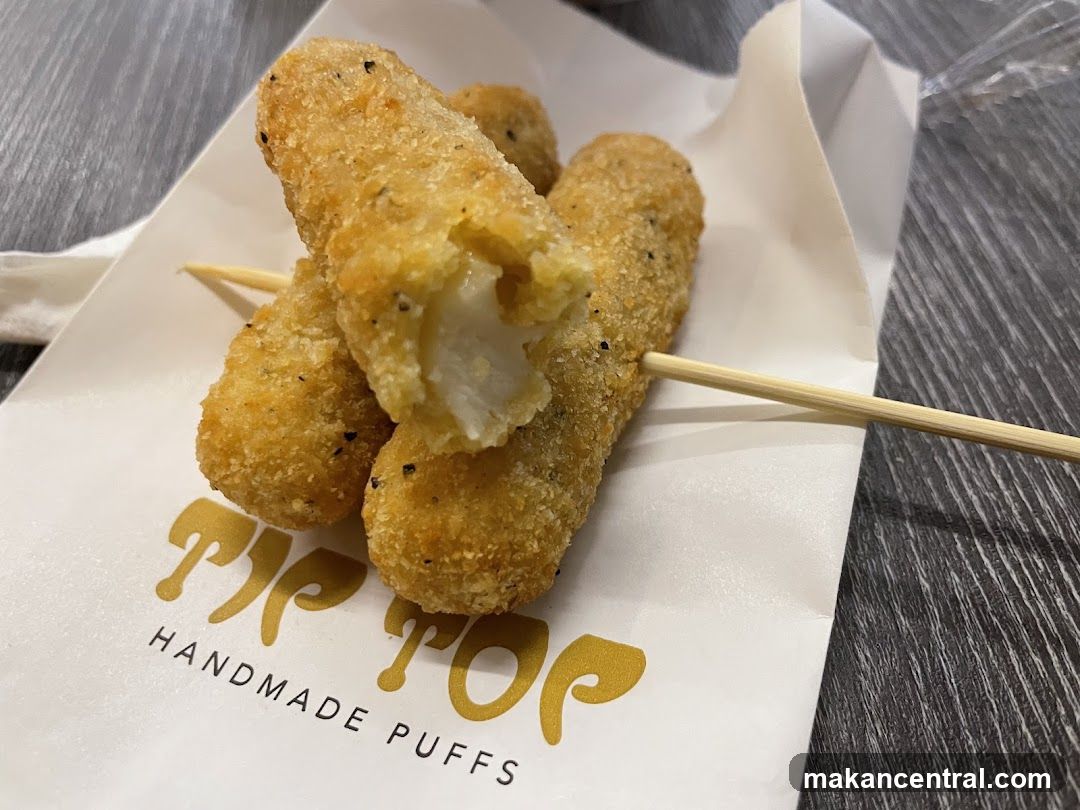 Fried Puffs on Skewers