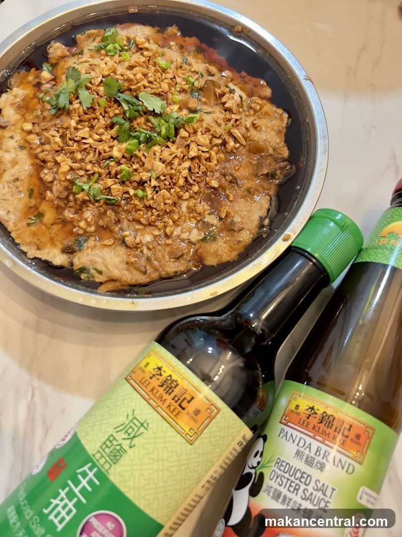 Oyster Sauce and Soy Sauce with Dish