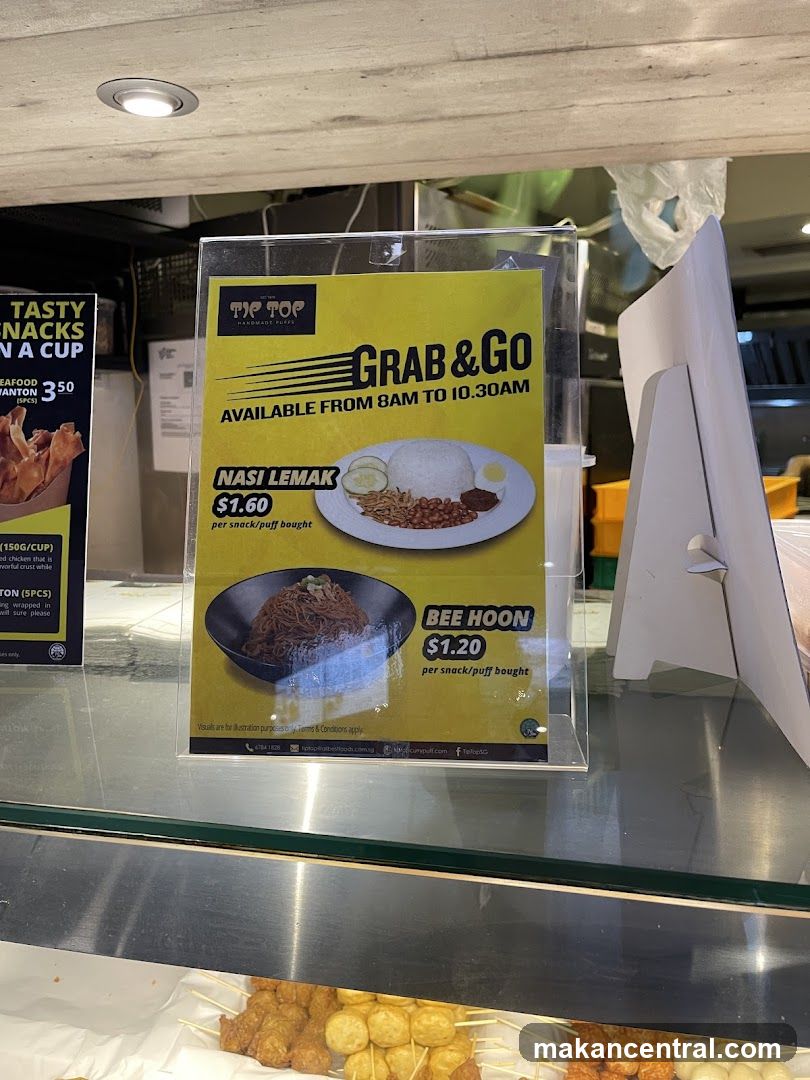 Grab & Go Menu