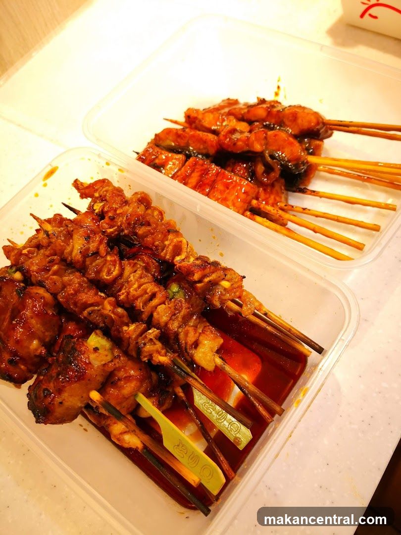Skewers in Takeout Containers