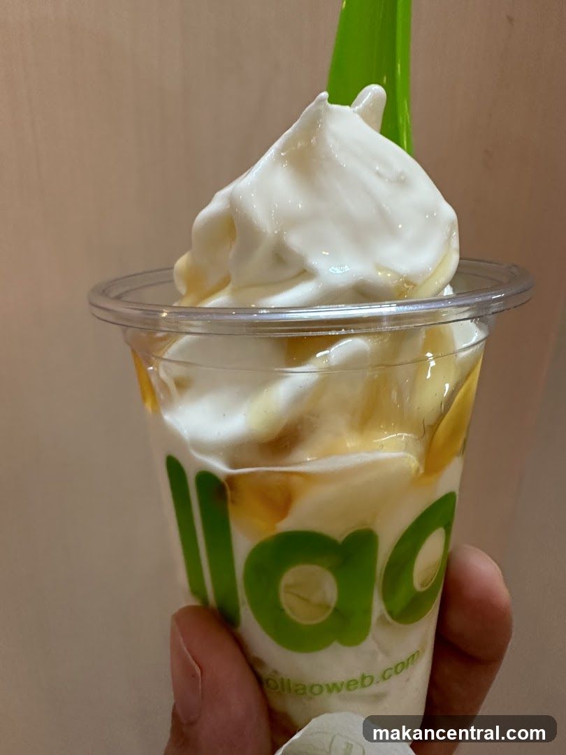 Frozen Yogurt with Honey