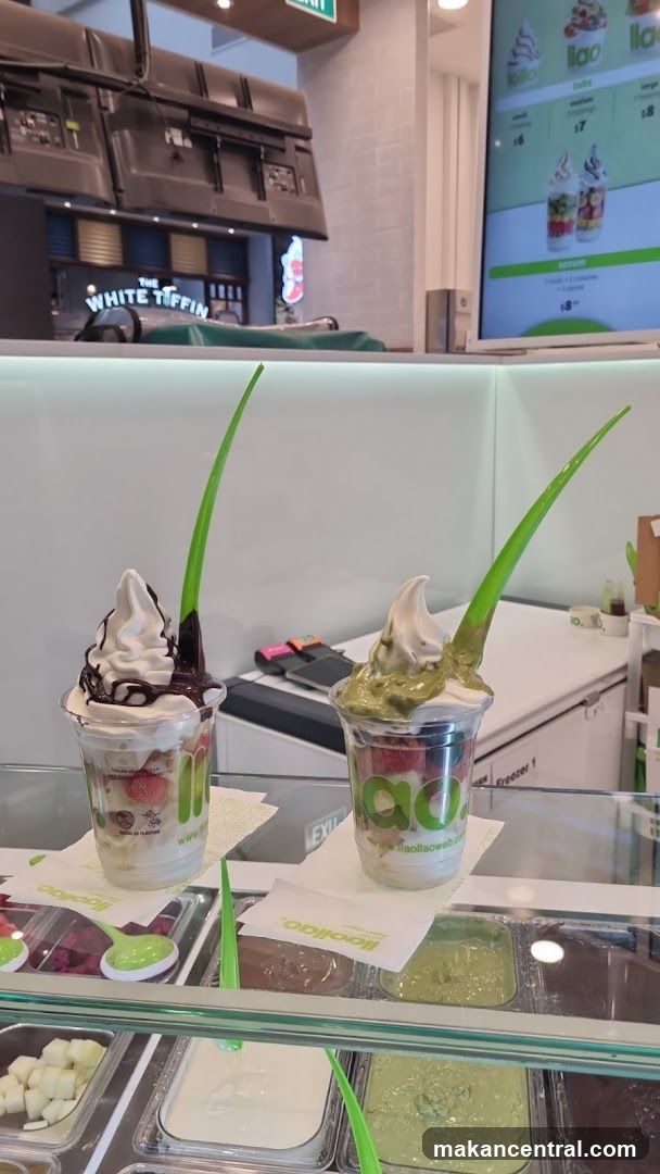 Frozen Yogurt with Toppings