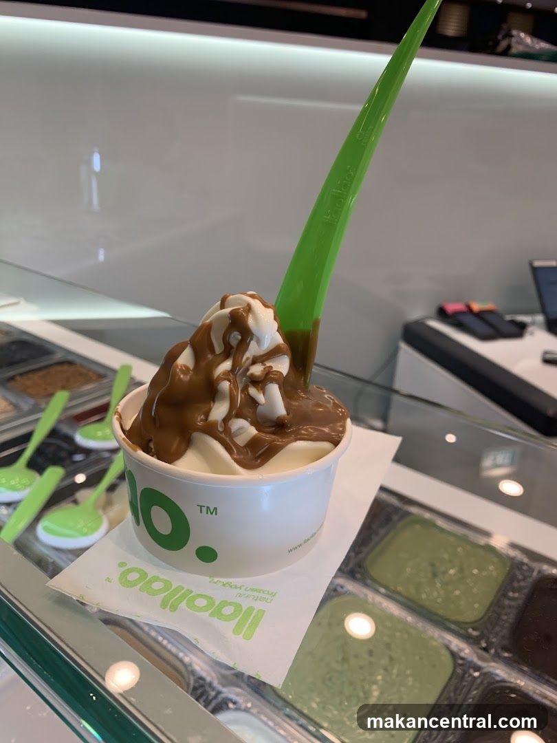 Frozen Yogurt with Topping