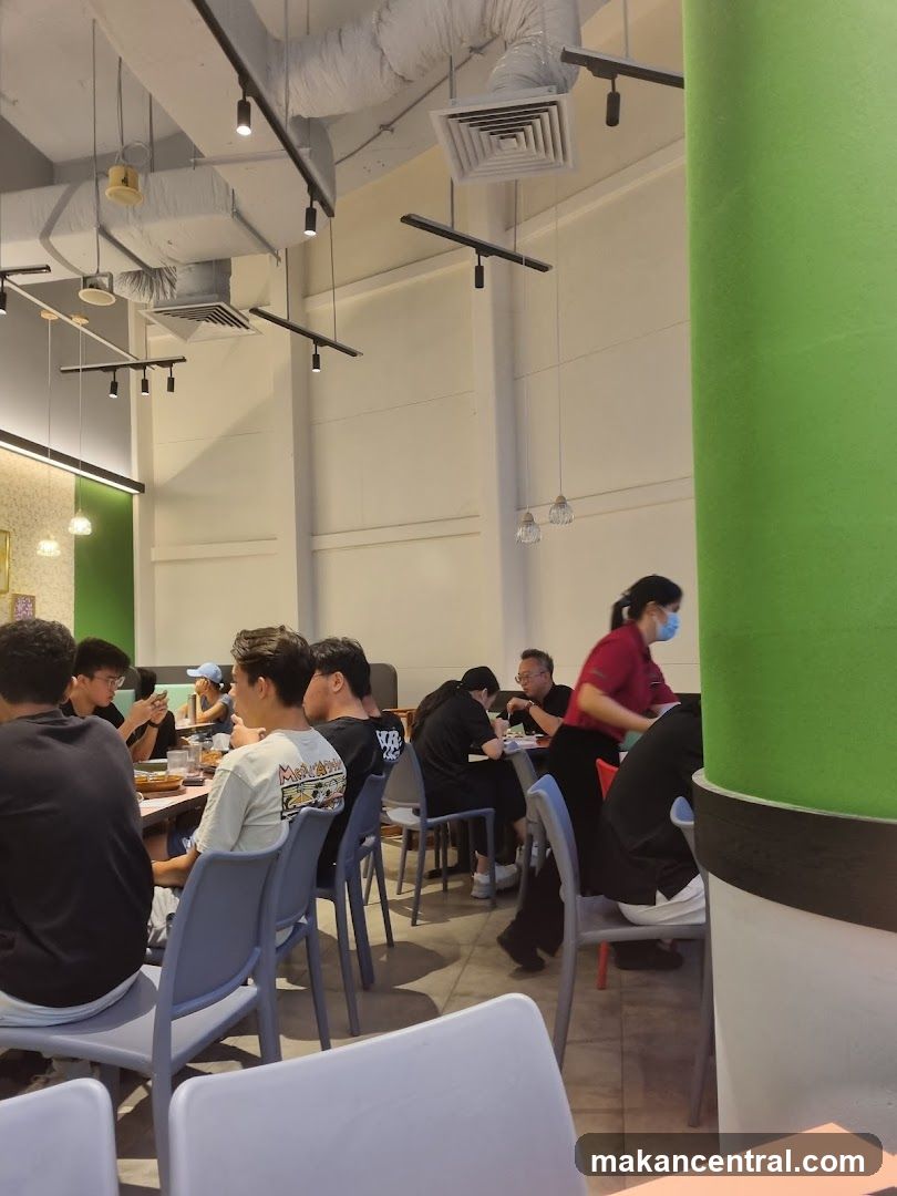 Restaurant Interior with Diners