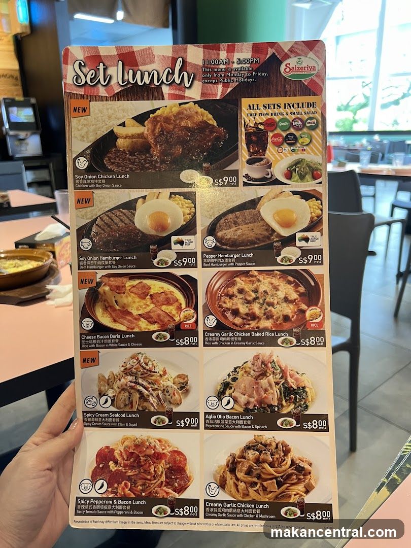 Saizeriya Set Lunch