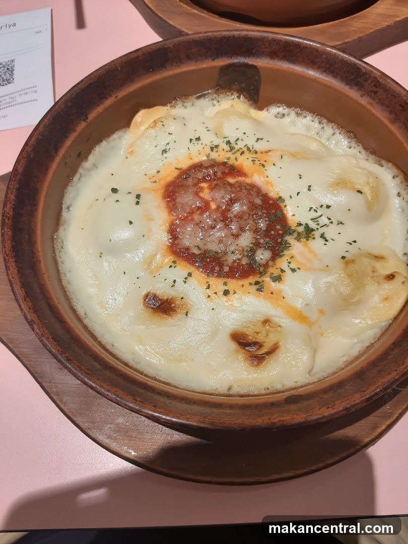 Baked Dish with Cheese and Tomato Sauce