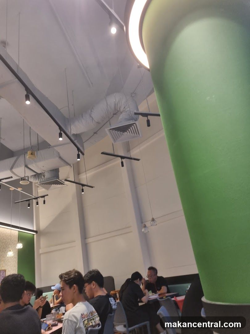 Diners at a restaurant