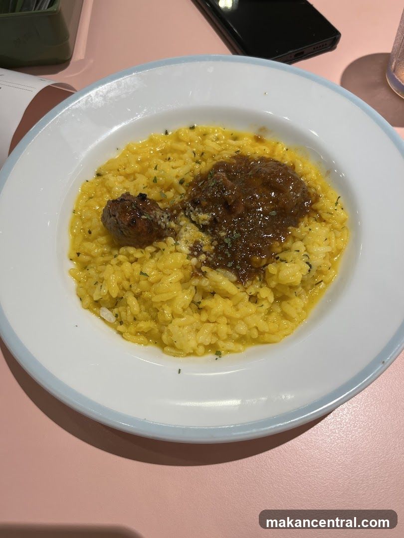Risotto with Meatballs