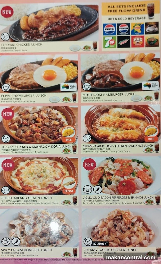 Lunch Menu