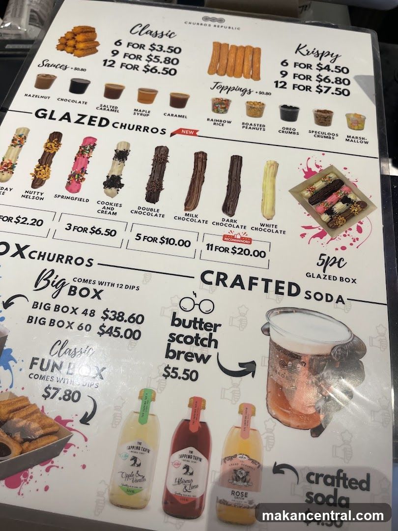 CHURROS REPUBLIC Menu