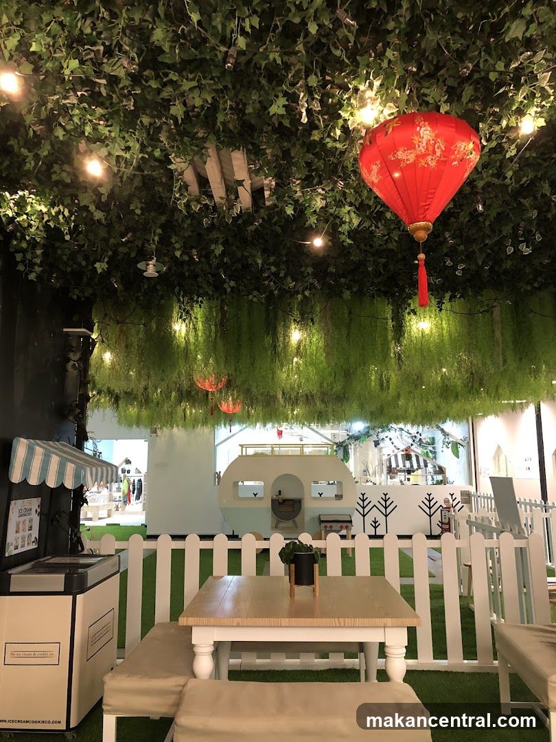 Whimsical Ice Cream Shop Interior