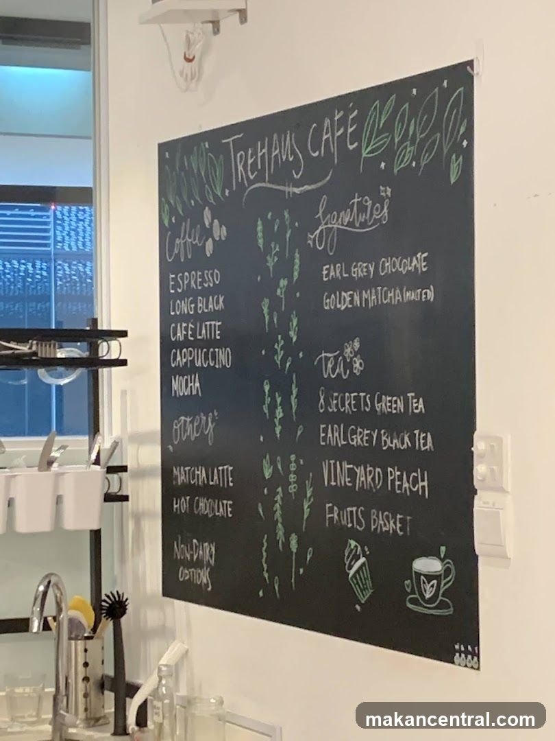 Trehaus Cafe Menu