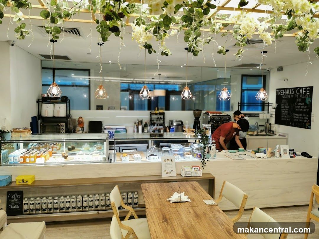 Cafe Interior with Menu Board