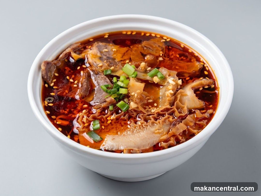 Spicy Beef and Tripe Soup