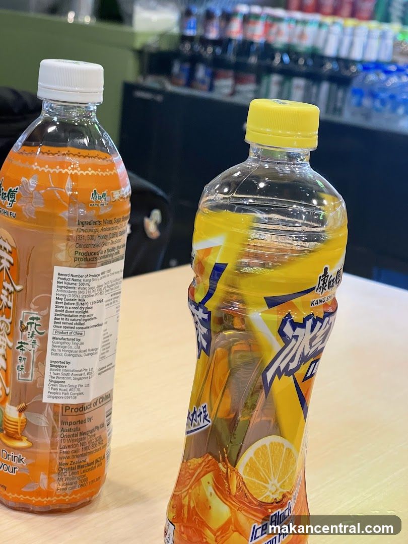 Bottles of Tea Drink