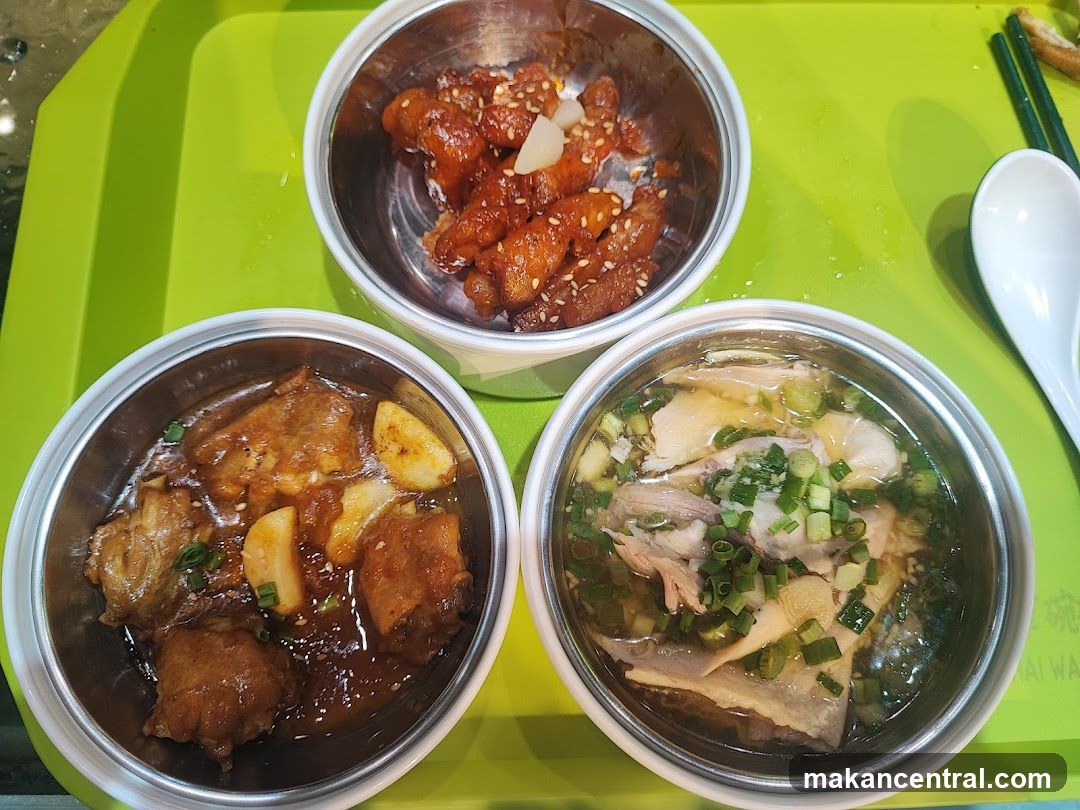 Three Bowls of Food
