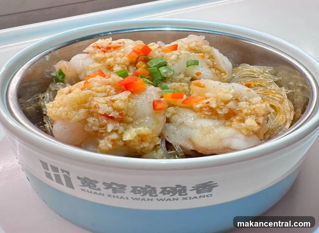 Steamed Fish with Glass Noodles